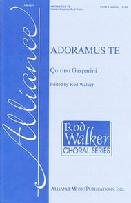 Adoramus Te SATB choral sheet music cover Thumbnail